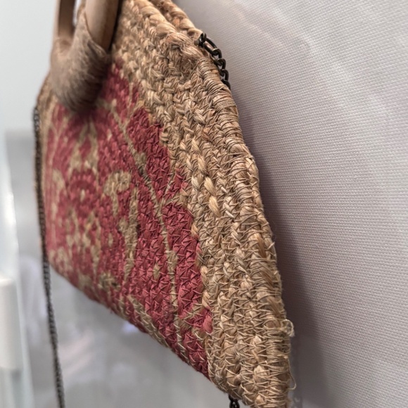 Antik Kraft Jute Woven Clutch - Picture 3 of 5